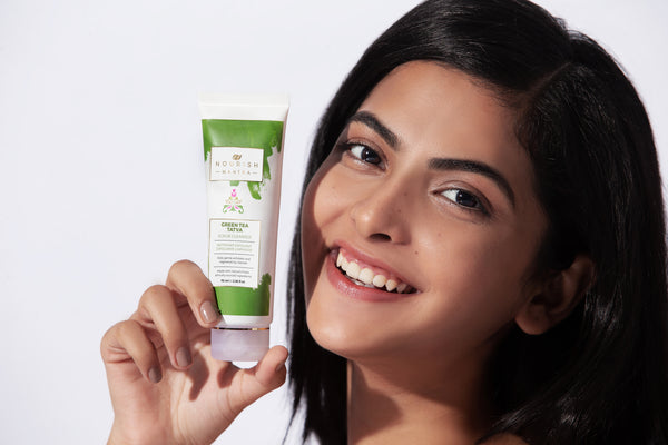Fight signs of aging with Green Tea Tatva Scrub Cleanser