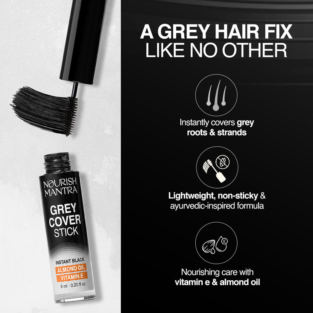 Grey Cover Stick For Instant Grey Hair Coverage