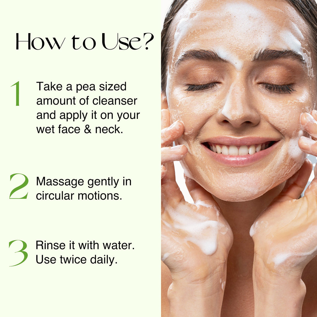 Green Tea Face Wash - Nourish Mantra India