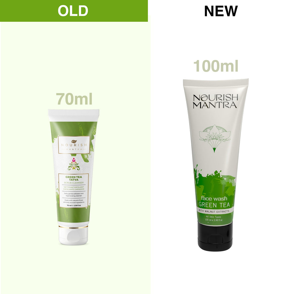 Green Tea Face Wash - Nourish Mantra India