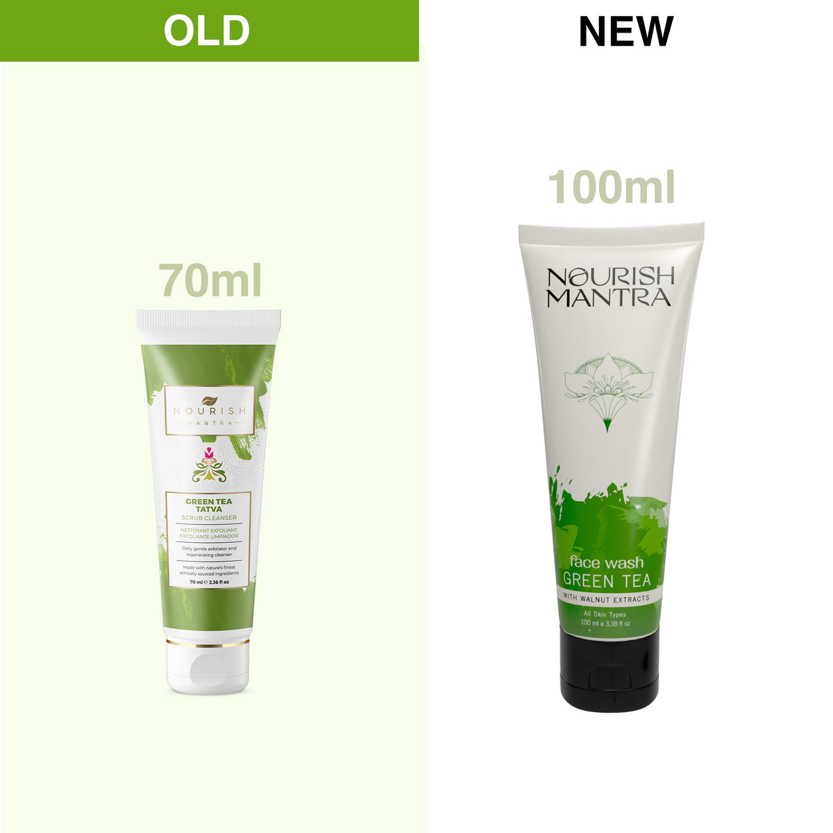 Green Tea Face Wash - Nourish Mantra India