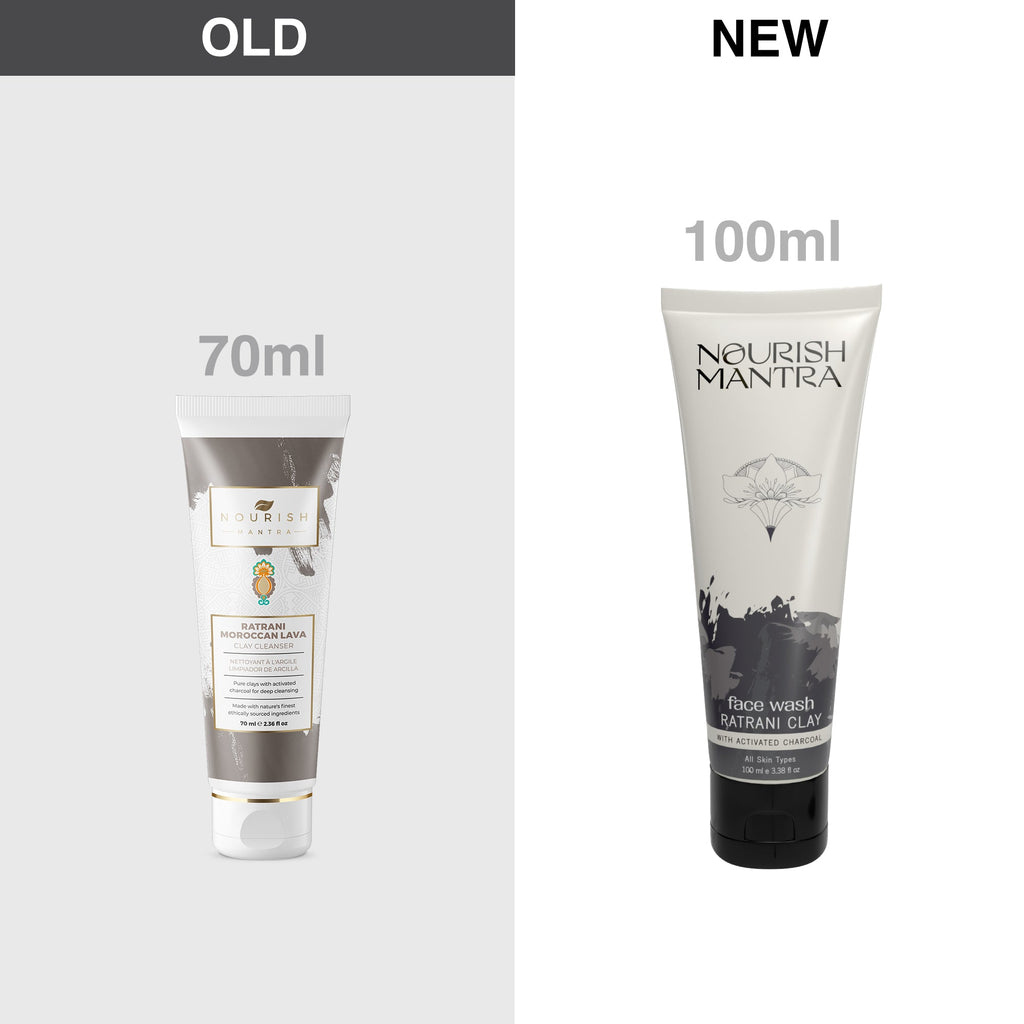 Ratrani Clay Face Wash - Nourish Mantra India