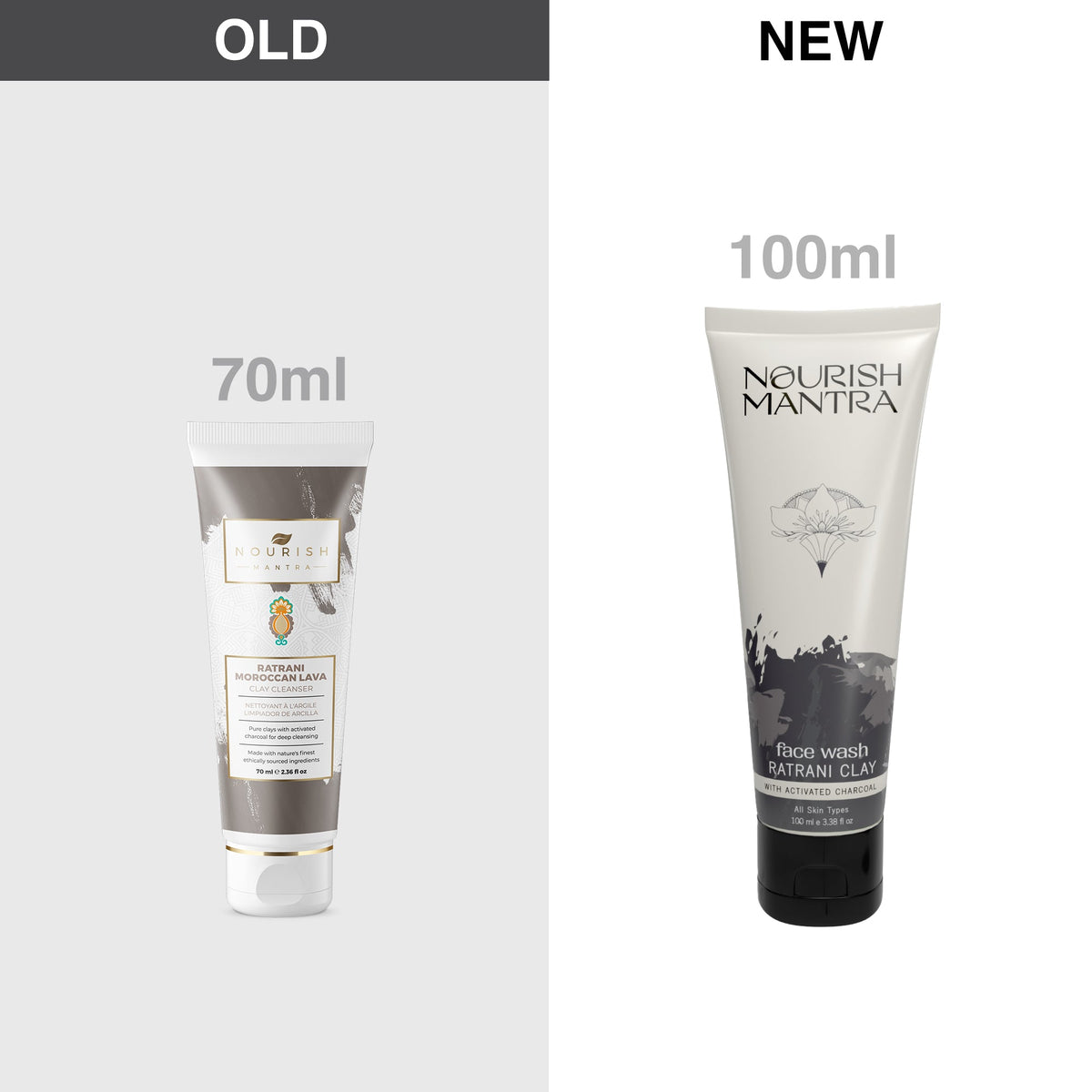 Ratrani Clay Face Wash - Nourish Mantra India