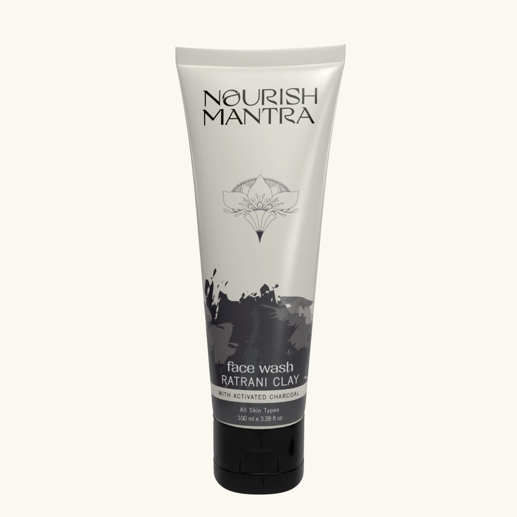 Ratrani Clay Face Wash - Nourish Mantra India